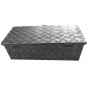 [US Warehouse] Car Flower Texture Aluminum Plate Toolbox with Lock, Size: 74x32.5x22cm